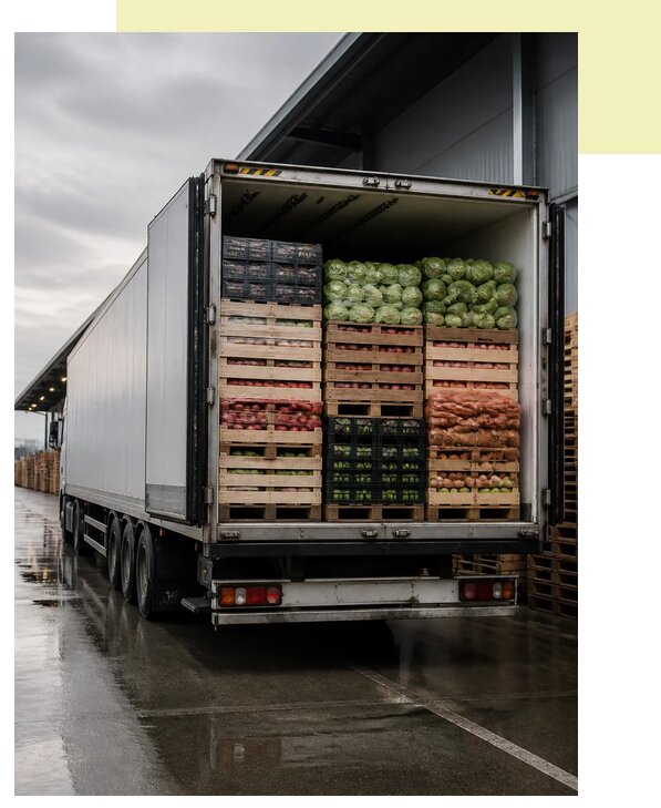 Перевозка плодоовощной продукции в Курганинск по цене от 5201 р. | Агросервис-Кгн