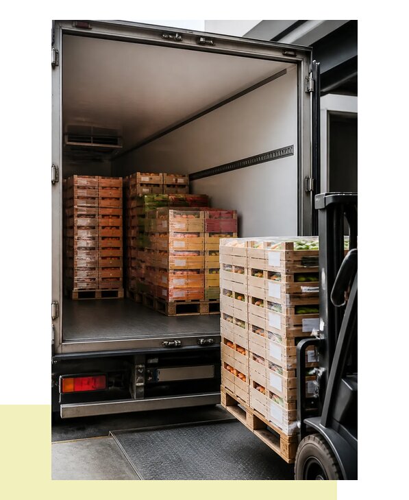 Перевозка сельхозпродукции на паллетах с доставкой в Курганинск